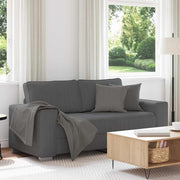 Dvosjed tamno sivi 180x77x82 cm korduro tkanina