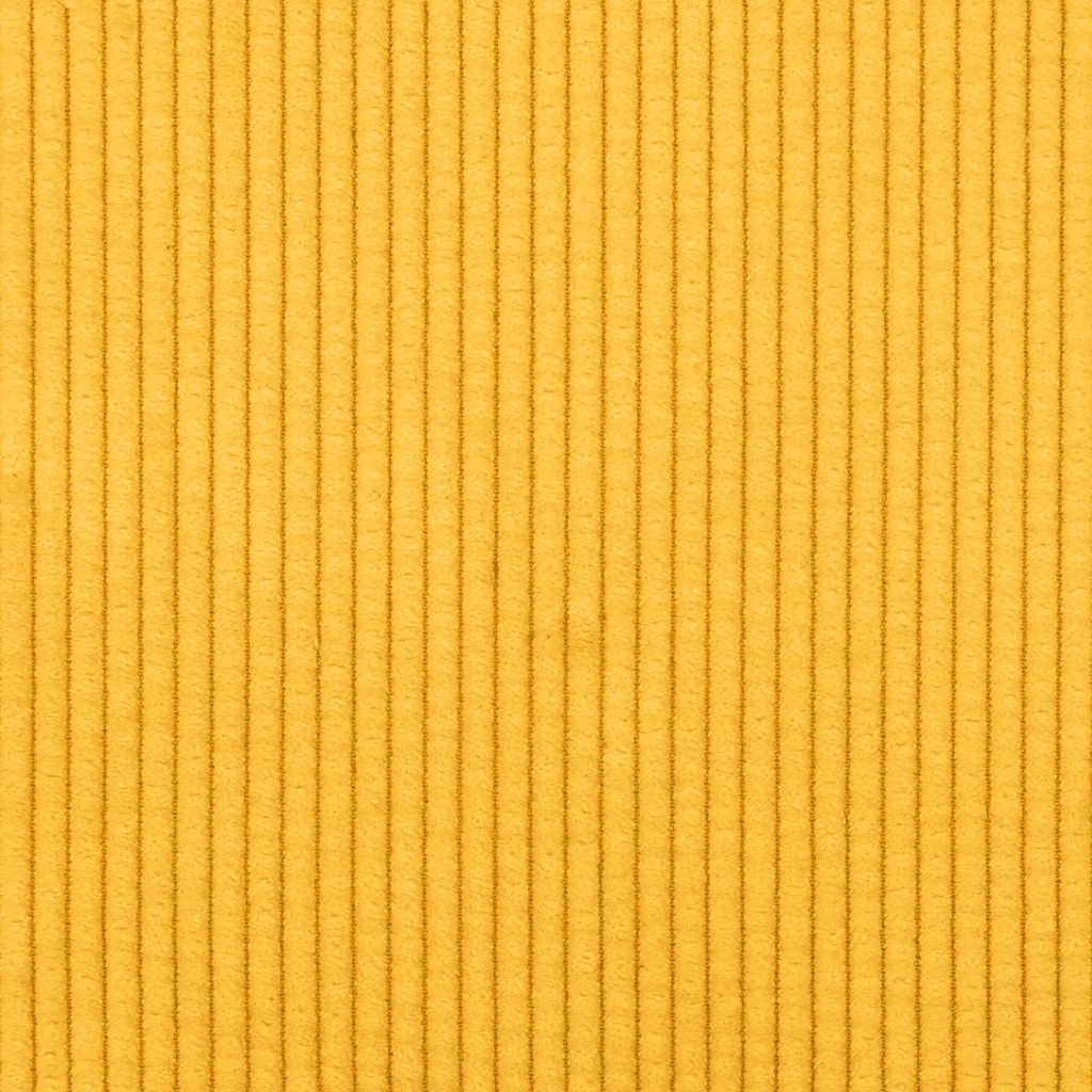 Dvosjed svijetložuti 180x77x82 cm korduro tkanina
