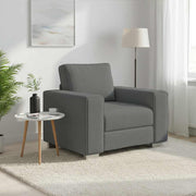 Sofa stolica Tamno siva 100 cm tkanina