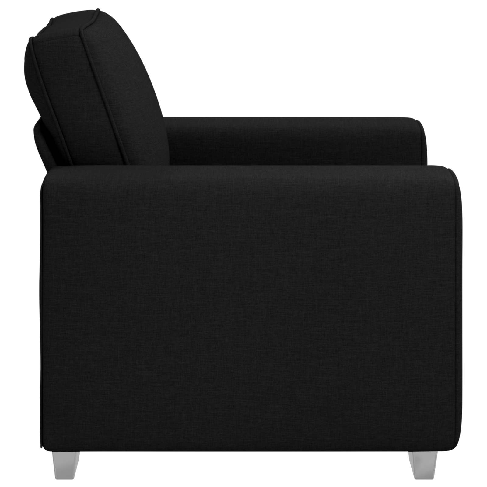 Sofa stolica Crna 100 cm tkanina