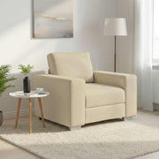 Sofa stolica Krema 100 cm tkanina