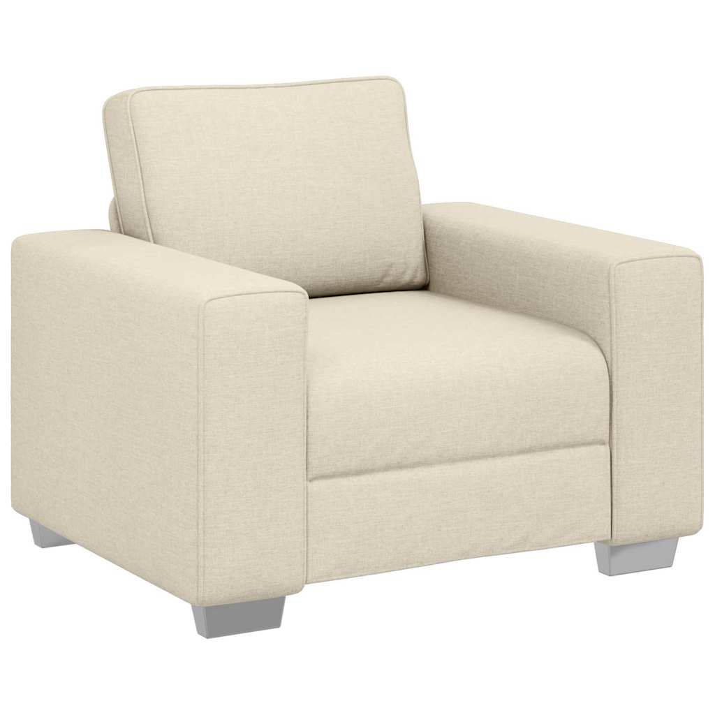 Sofa stolica Bež 100 cm Platnasta tkanina