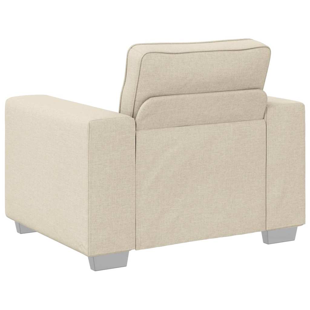 Sofa stolica Bež 100 cm Platnasta tkanina