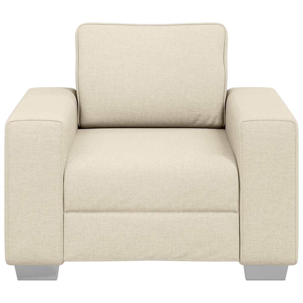 Sofa stolica Bež 100 cm Platnasta tkanina