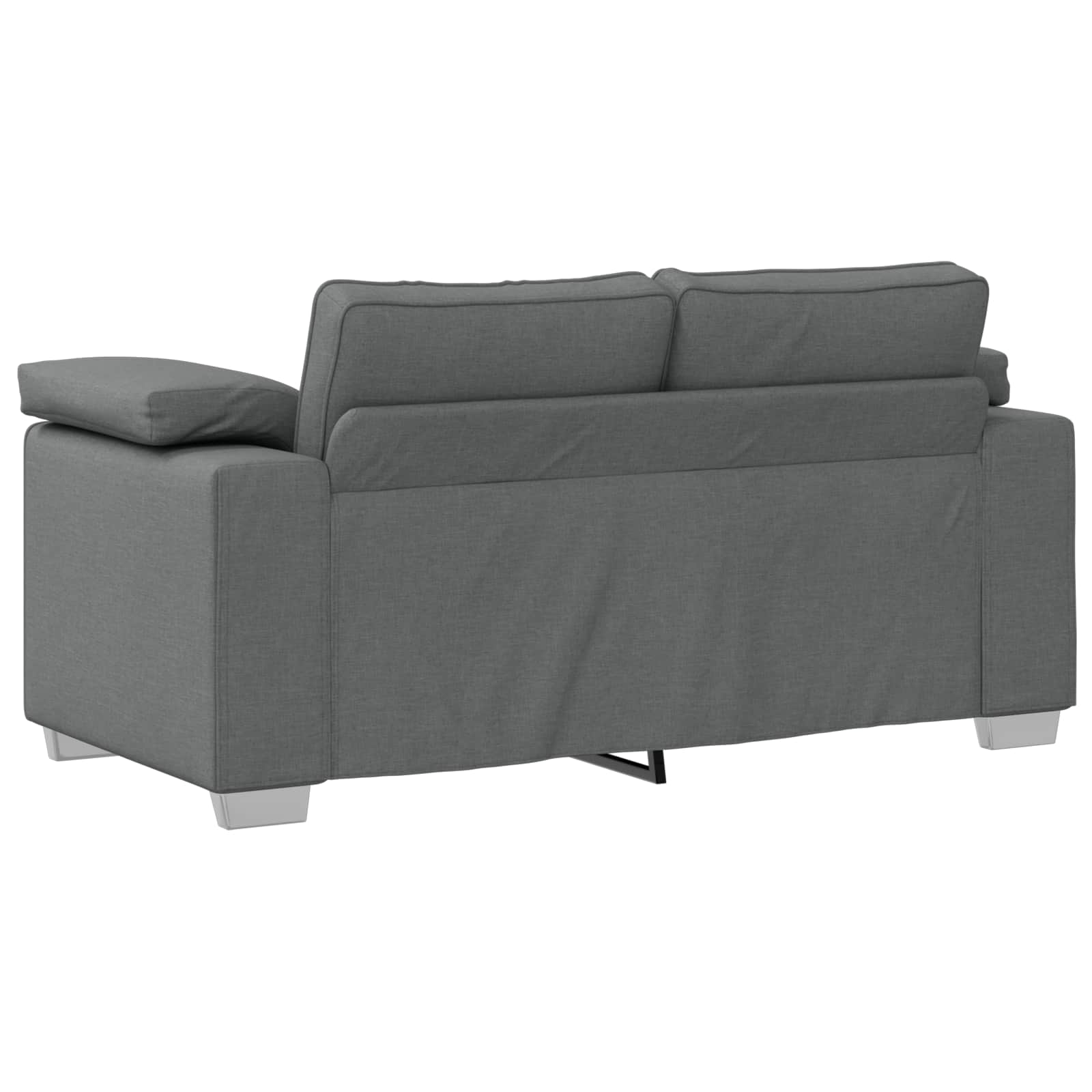 Dvosjed Tamno siva 160 cm tkanina