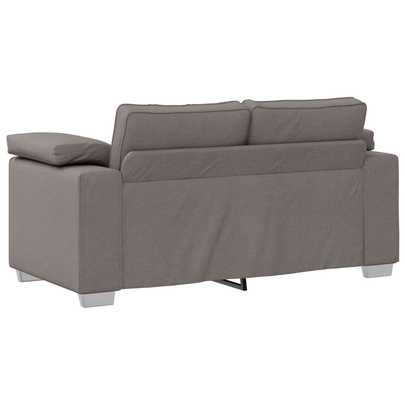 Dvosjed Sivo-smeđa 160 cm tkanina