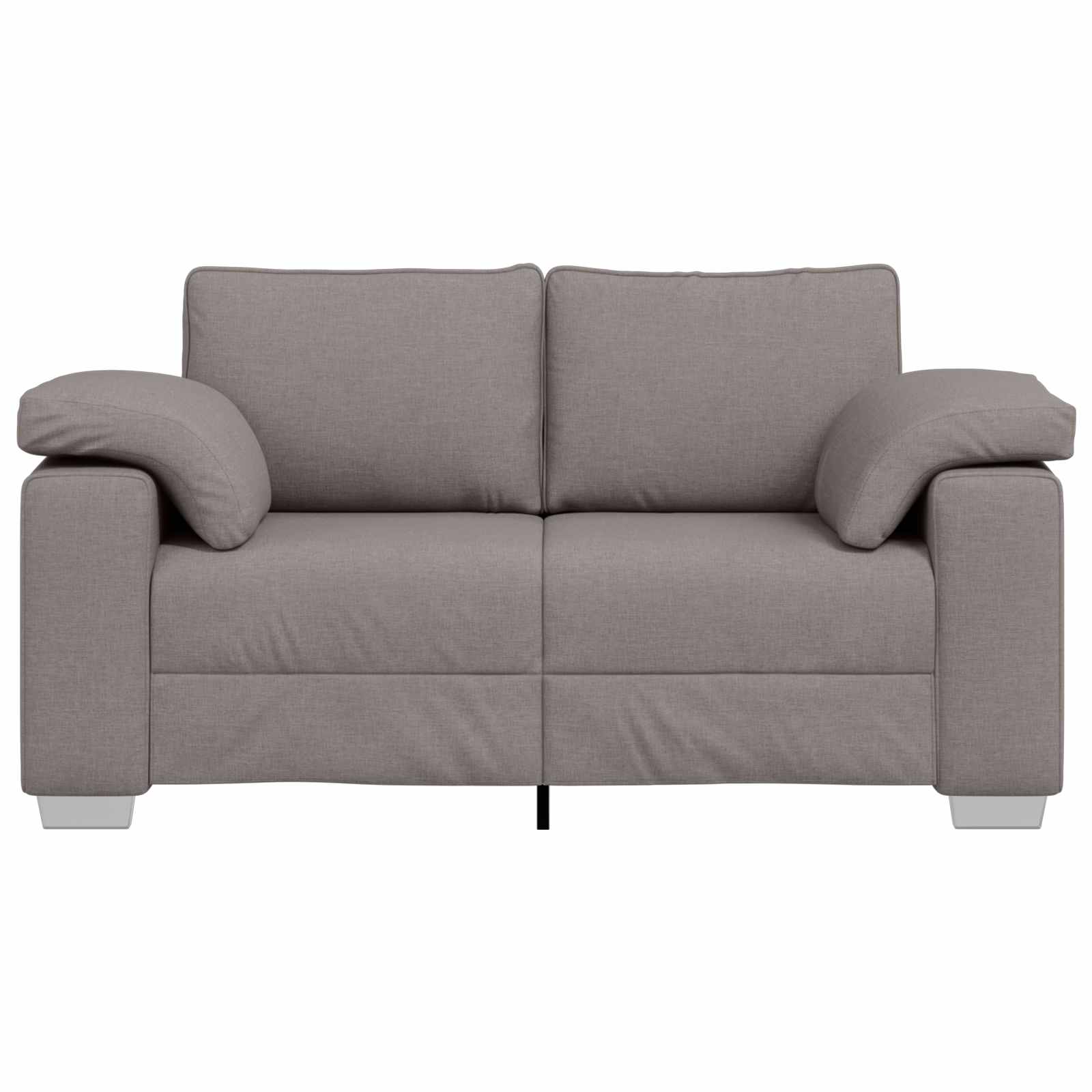 Dvosjed Sivo-smeđa 160 cm tkanina