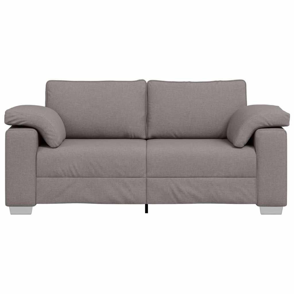 Dvosjed Sivo-smeđa 180 cm tkanina