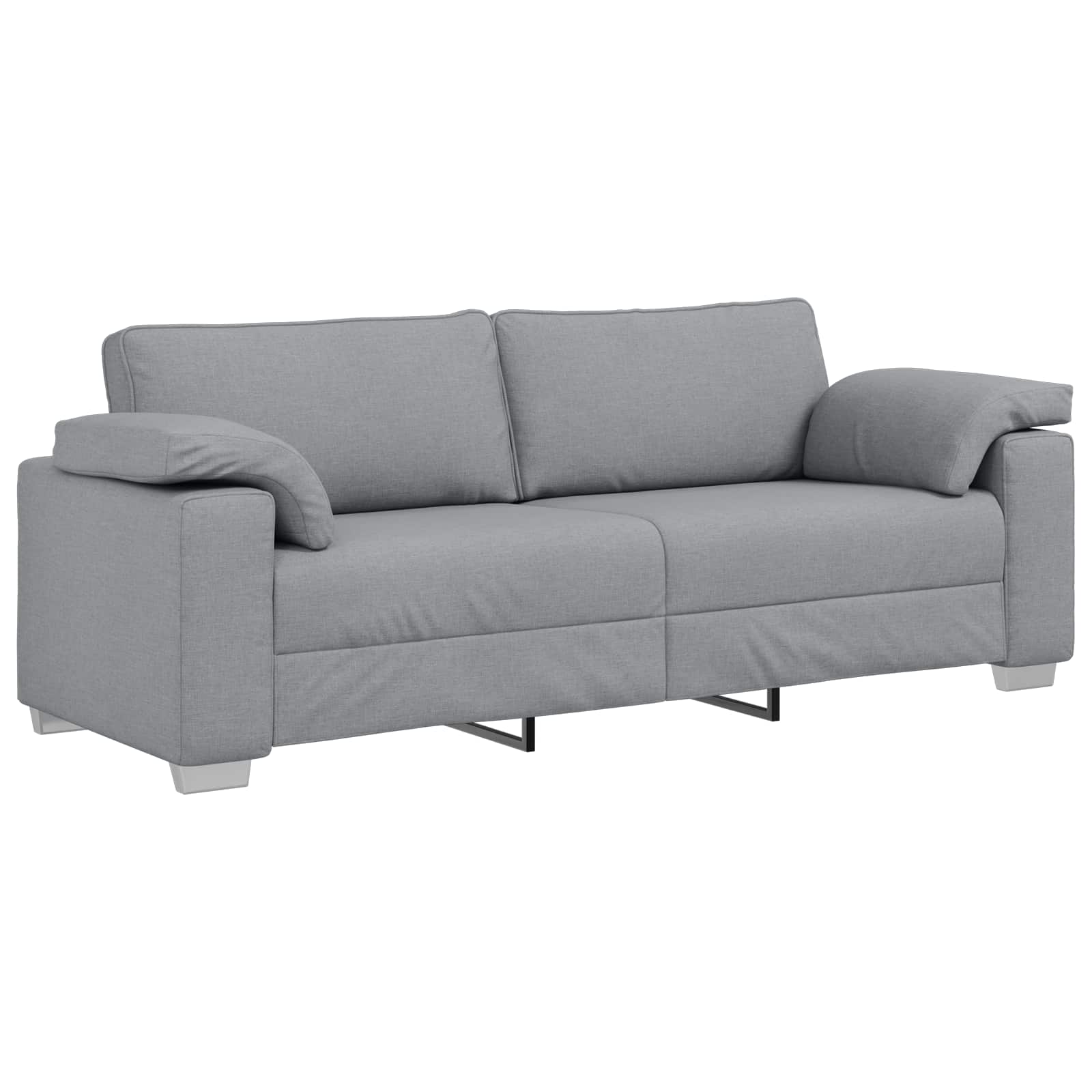 Sofa za 3 osobe Svjetlosiva 220 cm tkanina