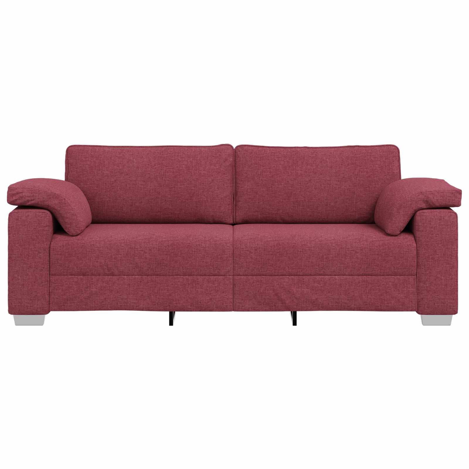 Sofa za 3 osobe Vinska crvena 220 cm tkanina