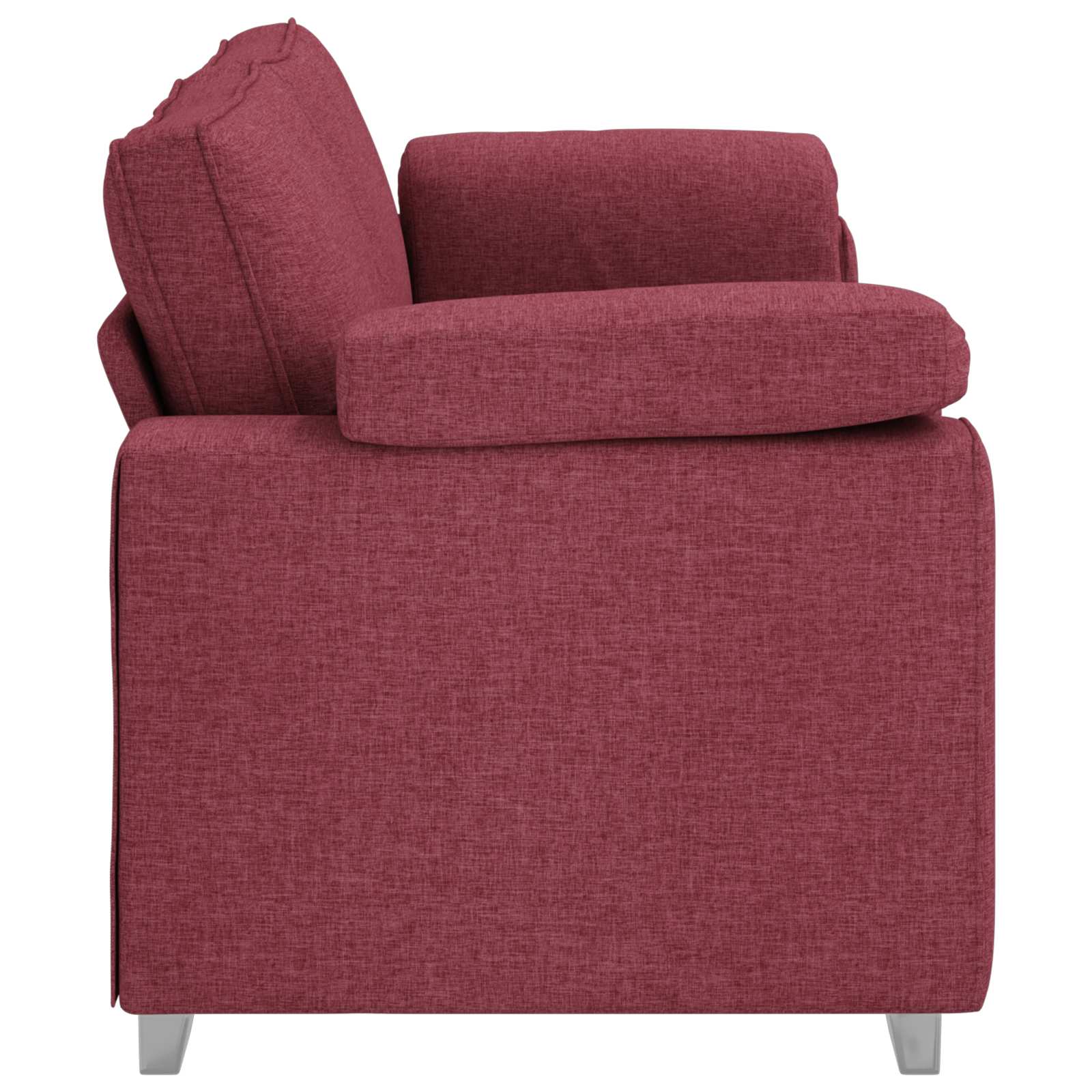 Sofa za 3 osobe Vinska crvena 220 cm tkanina