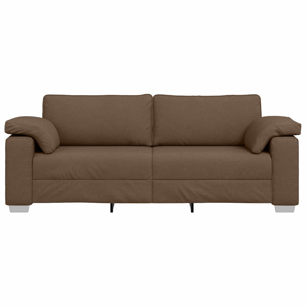 Sofa za 3 osobe Smeđa 220 cm tkanina