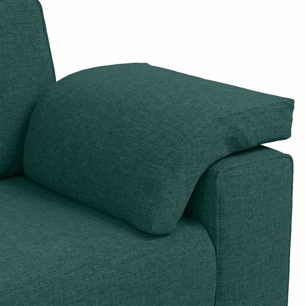 Sofa za 3 osobe Tamnozelena 220 cm tkanina