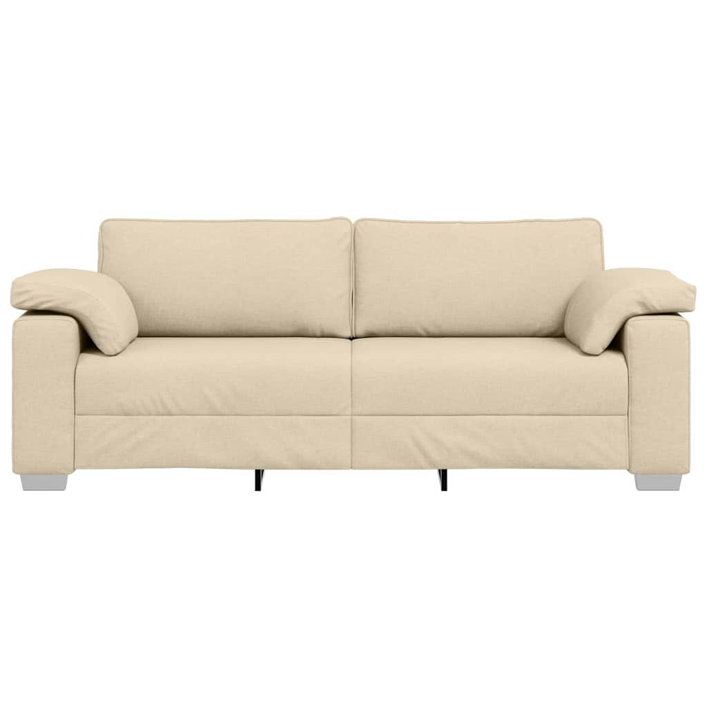 Sofa za 3 osobe Krema 220 cm tkanina