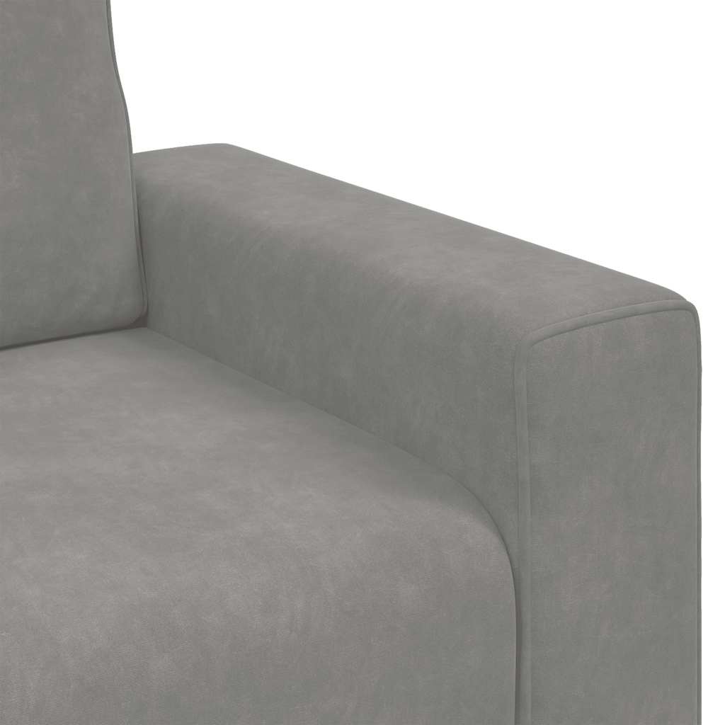 Sofa fotelja svijetlosiva 100x77x82 cm baršun