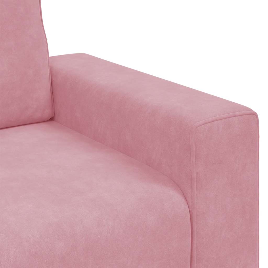 Sofa fotelja roza 100x77x82 cm baršun