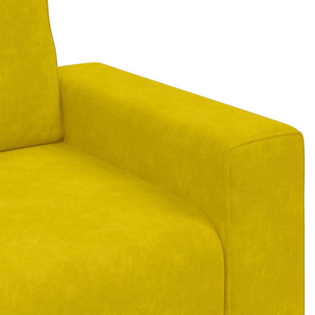 Sofa fotelja žuta 100x77x82 cm baršun