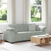 Trosjed Sofa Svijetlosiva 220x77x82 cm Baršun
