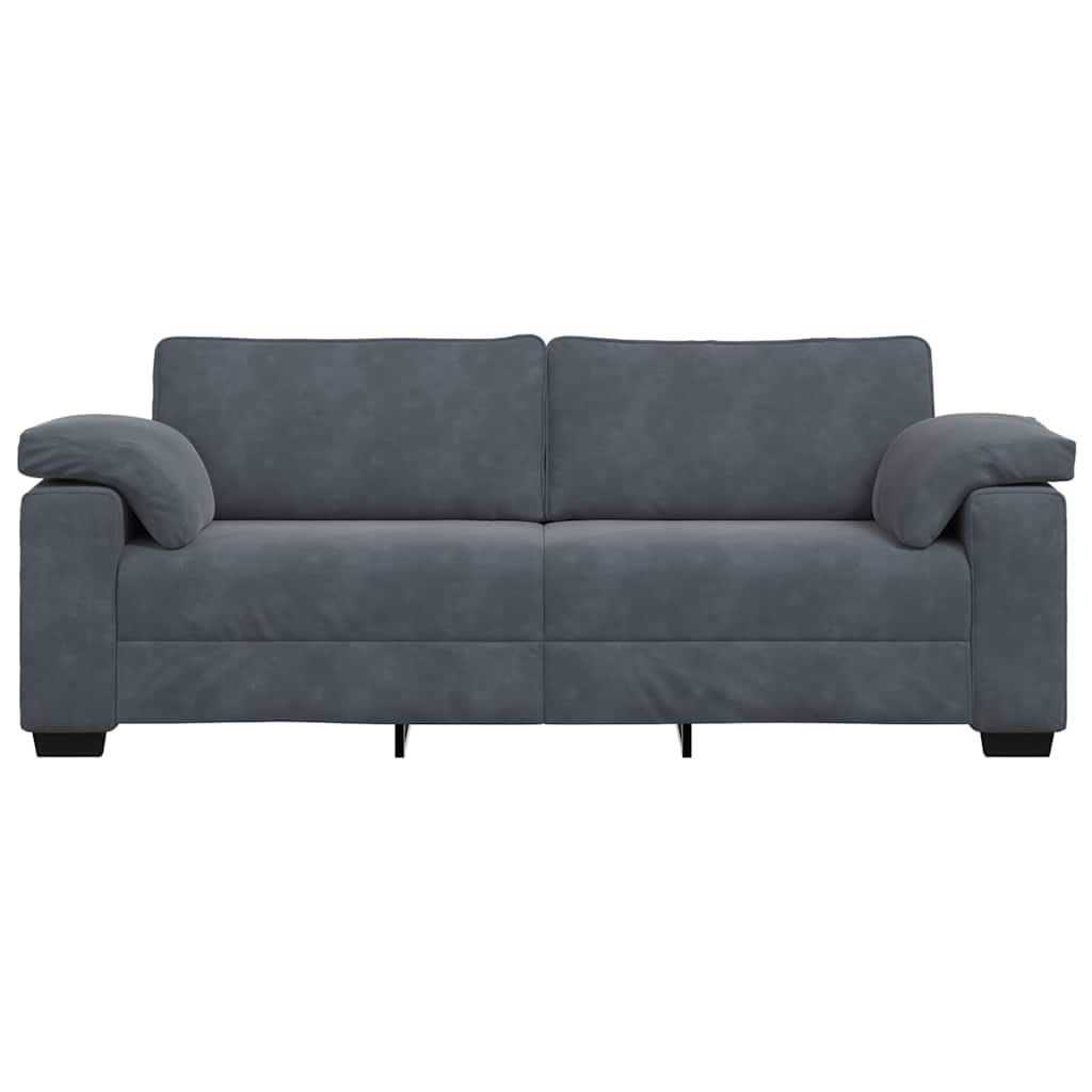 Trosjed Tamno siva 220x77x82 cm Baršun