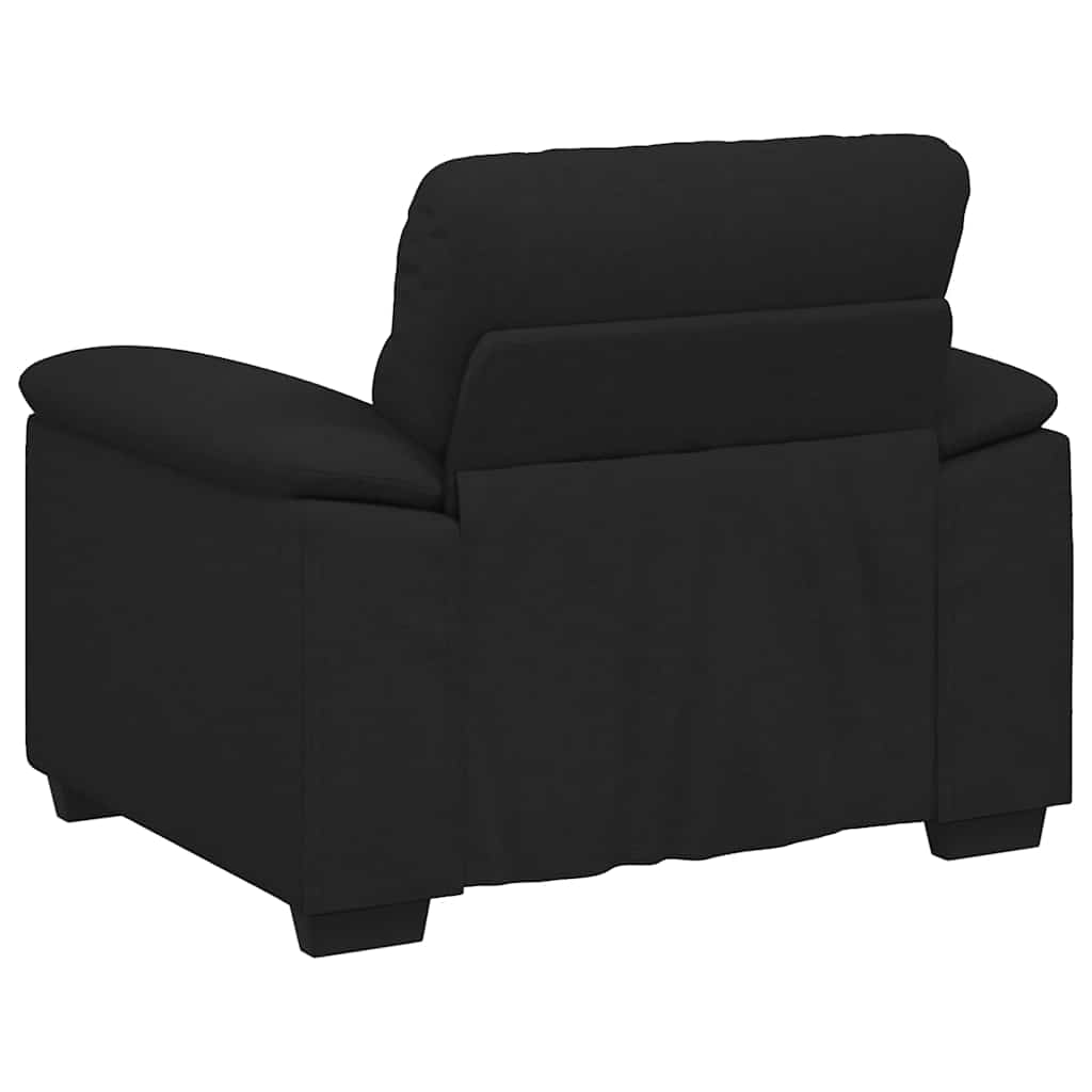 Sofa fotelja crna 100x81x84 cm tkanina