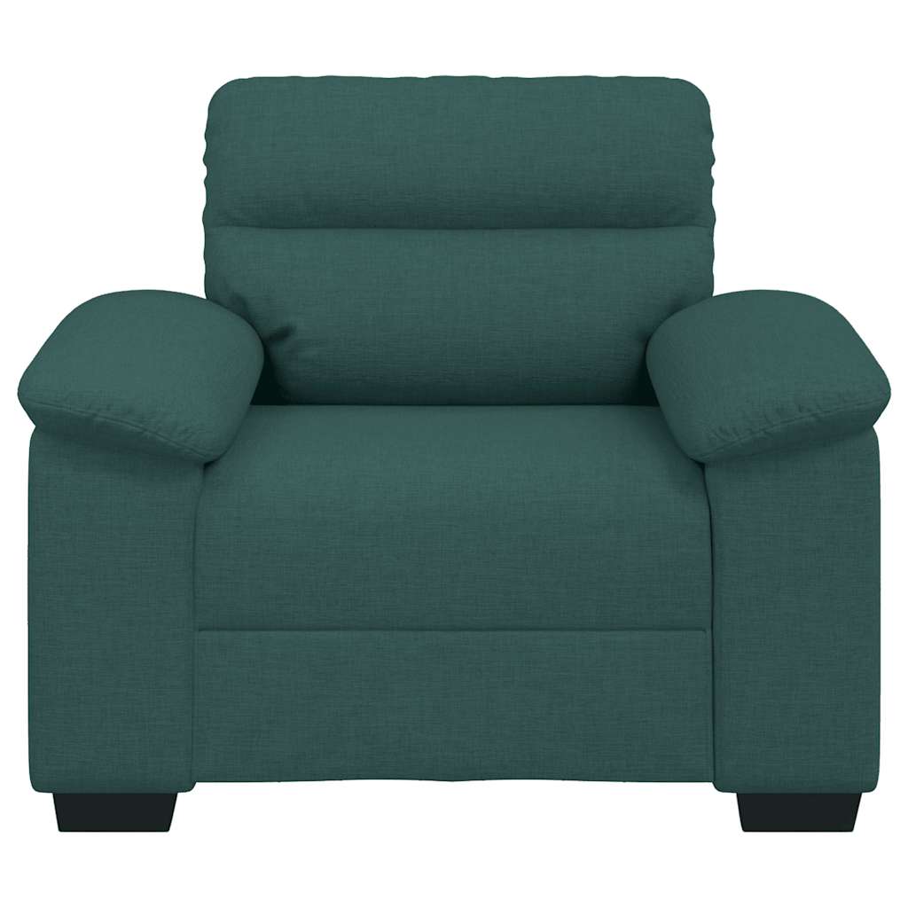 Sofa fotelja tamnozelena 100x81x84 cm tkanina