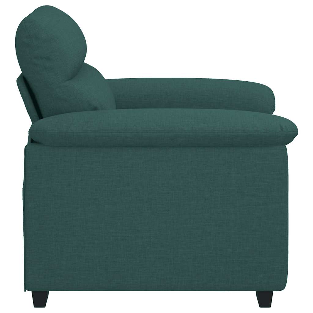 Sofa fotelja tamnozelena 100x81x84 cm tkanina
