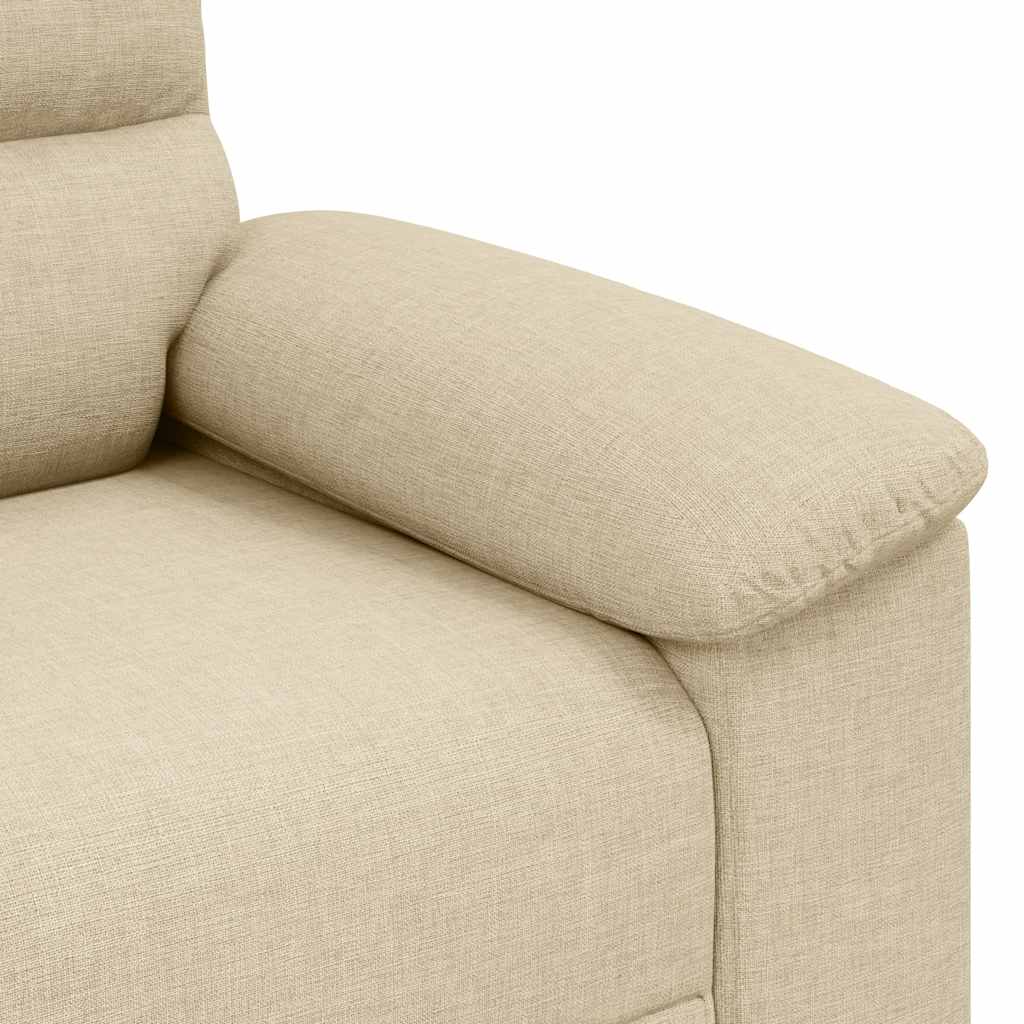 Sofa fotelja krem 100x81x84 cm tkanina