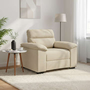 Sofa fotelja krem 100x81x84 cm tkanina