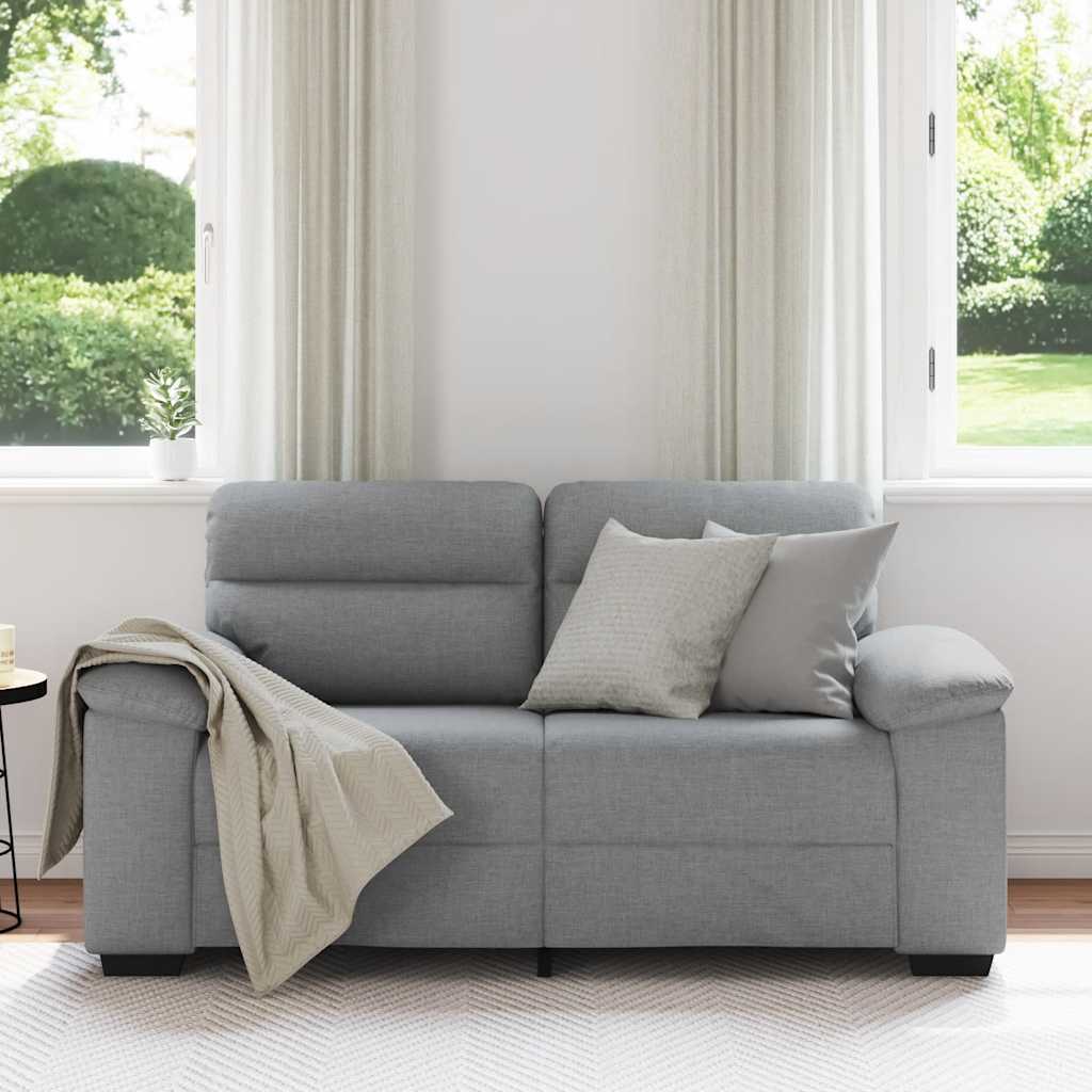 Dvosjed Sofa Svijetlo siva 160x81x84 cm Tkanina
