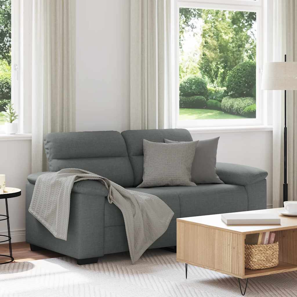 Dvosjed Sofa Tamno siva 160x81x84 cm Tkanina