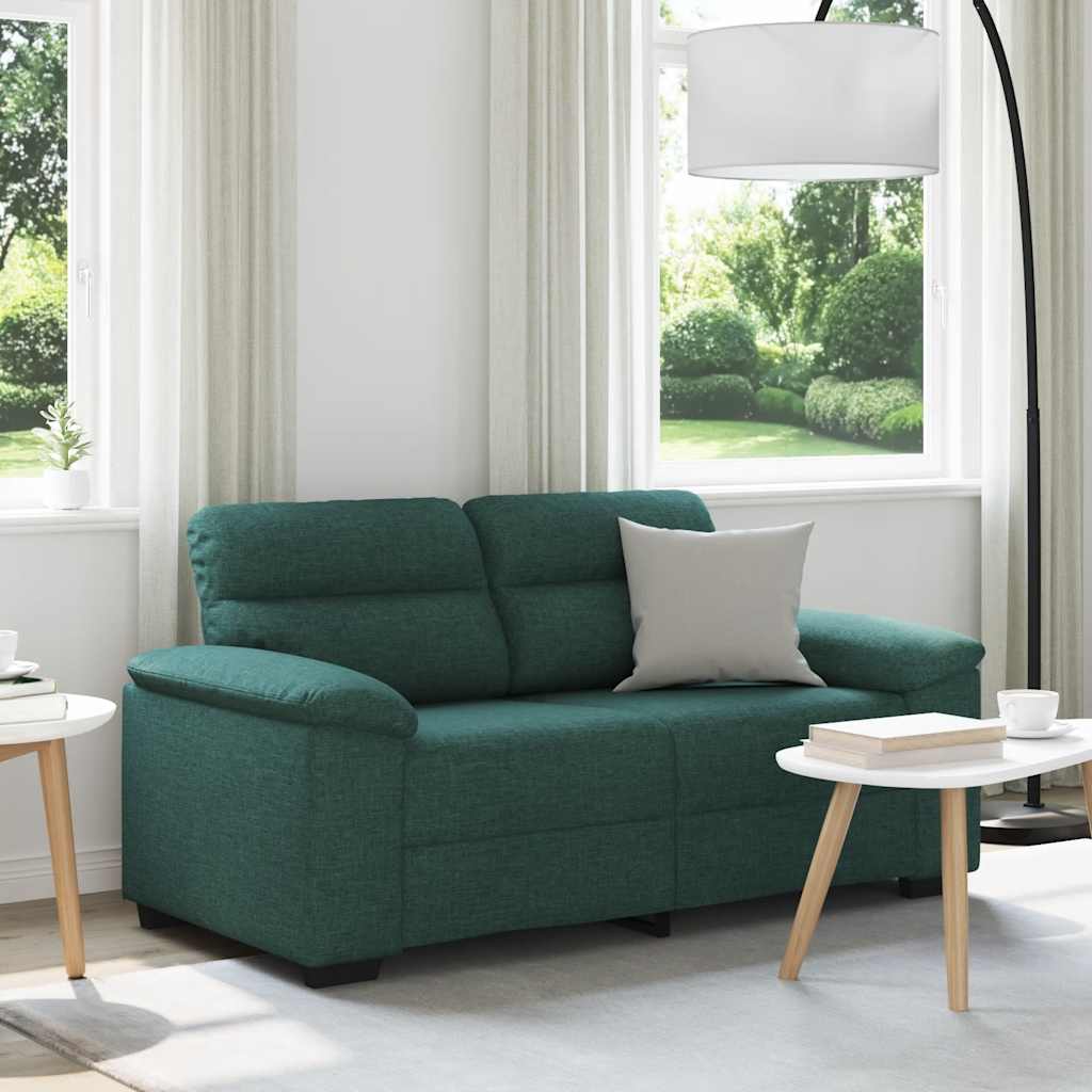 Dvosjed Sofa Tamnozelena 160x81x84 cm Tkanina