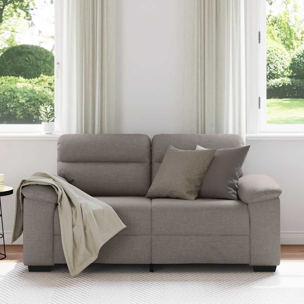 Dvosjed Sofa Taupe 160x81x84 cm Tkanina