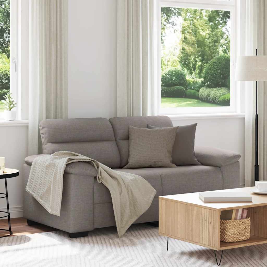Dvosjed Sofa Taupe 160x81x84 cm Tkanina