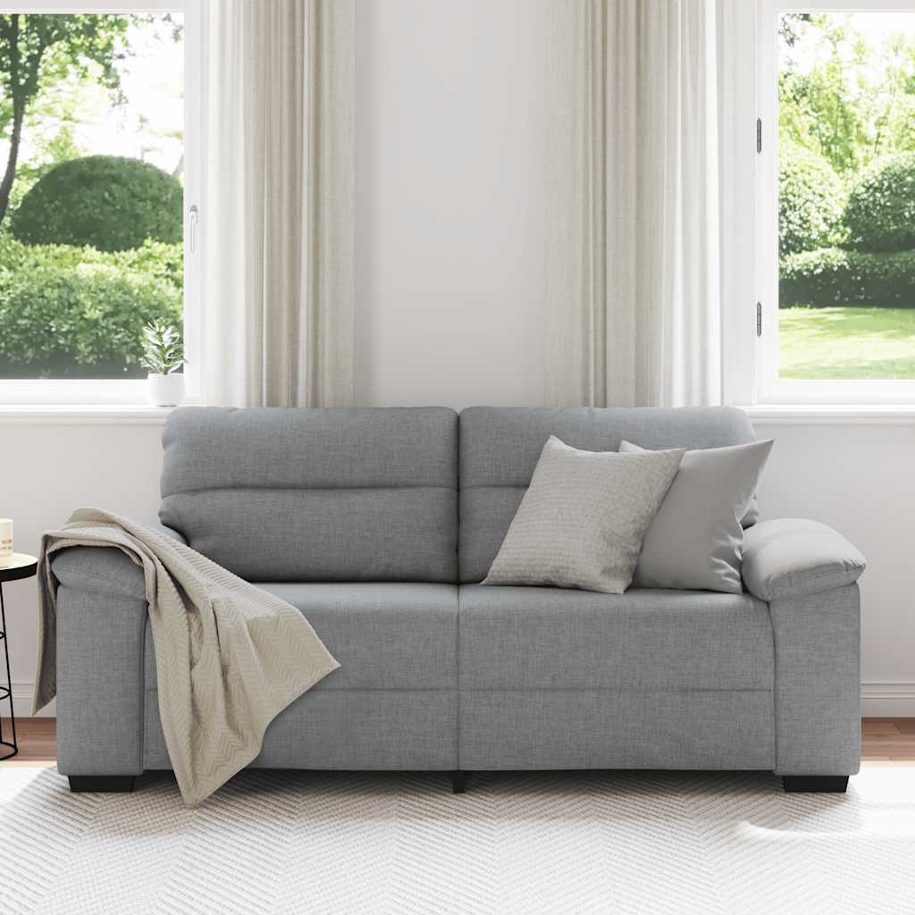 Dvosjed Sofa Svijetlo siva 180x81x84 cm Tkanina