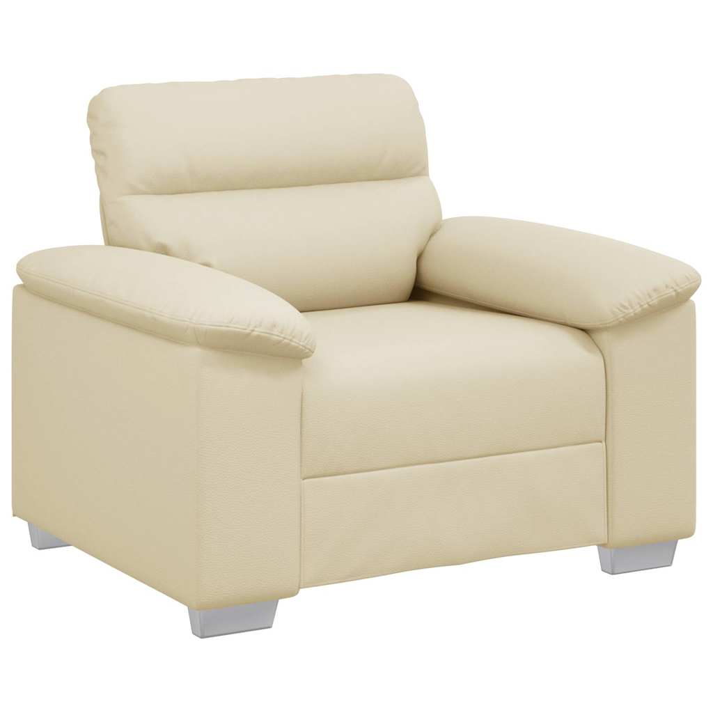 Sofa krem 100x81x84 cm umjetna koža