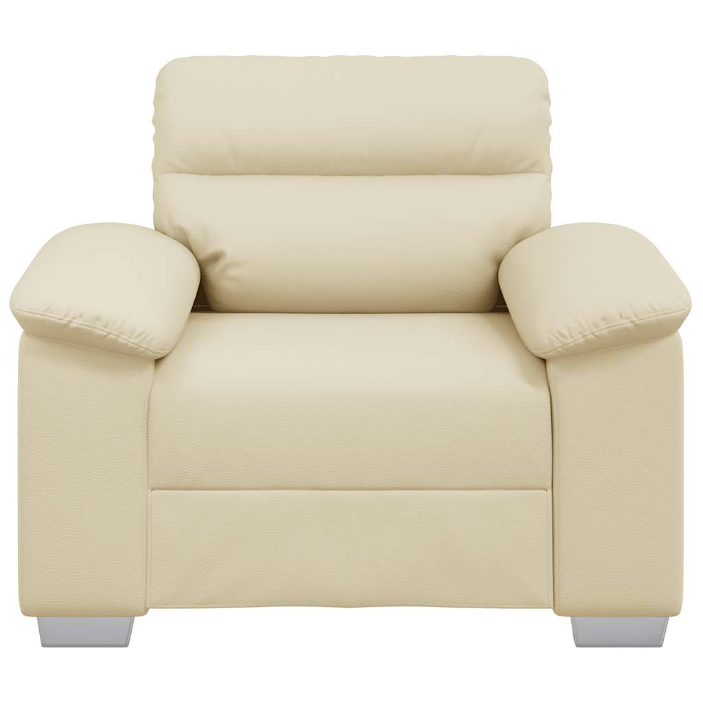 Sofa krem 100x81x84 cm umjetna koža