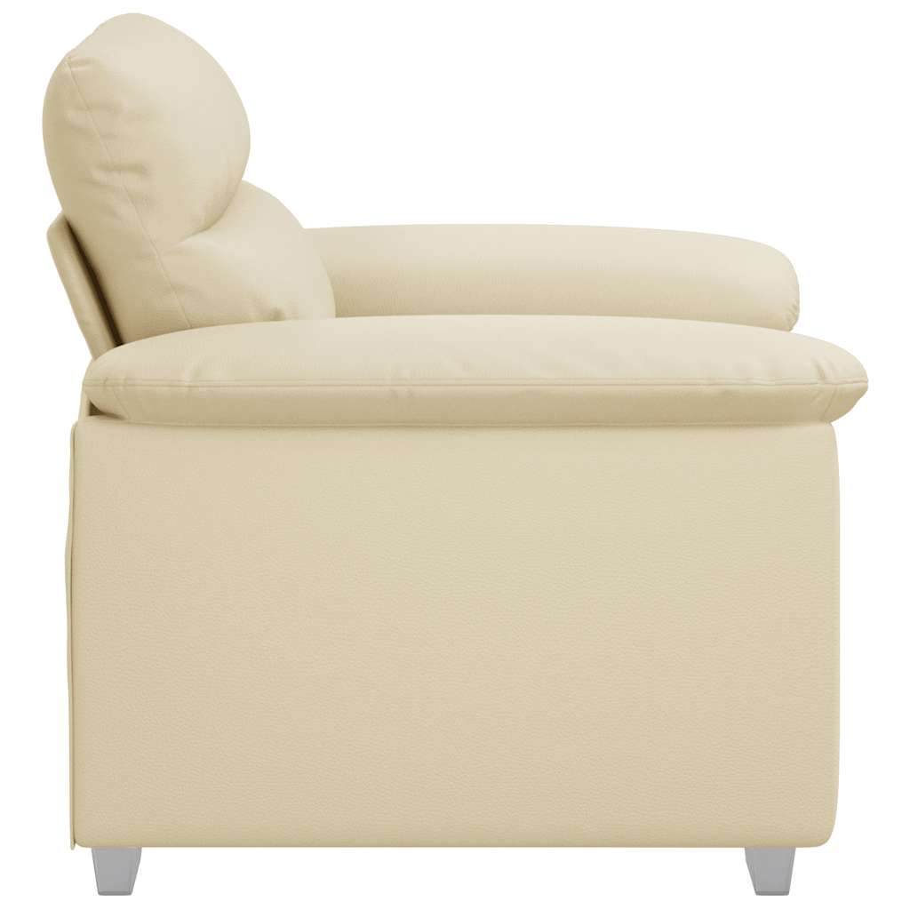 Sofa krem 100x81x84 cm umjetna koža