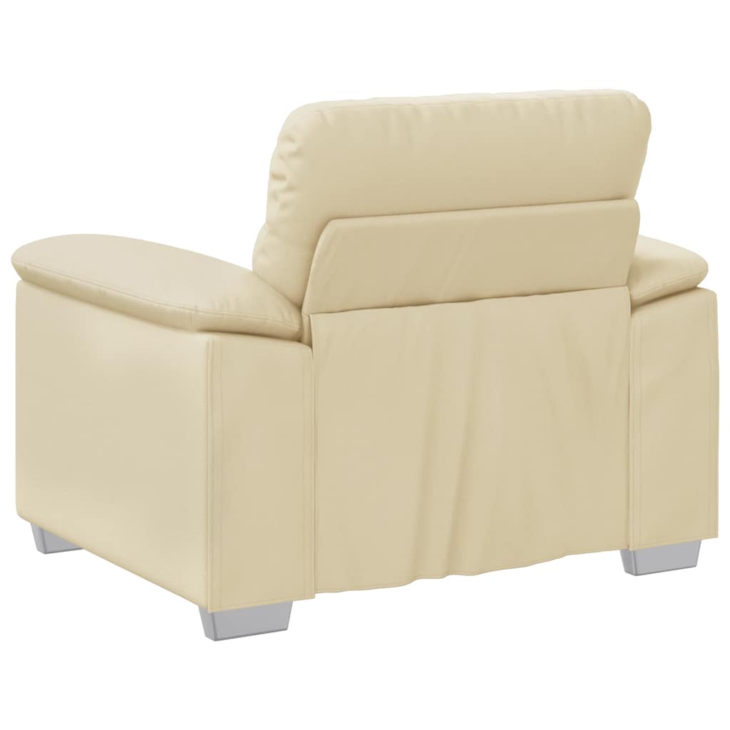 Sofa krem 100x81x84 cm umjetna koža