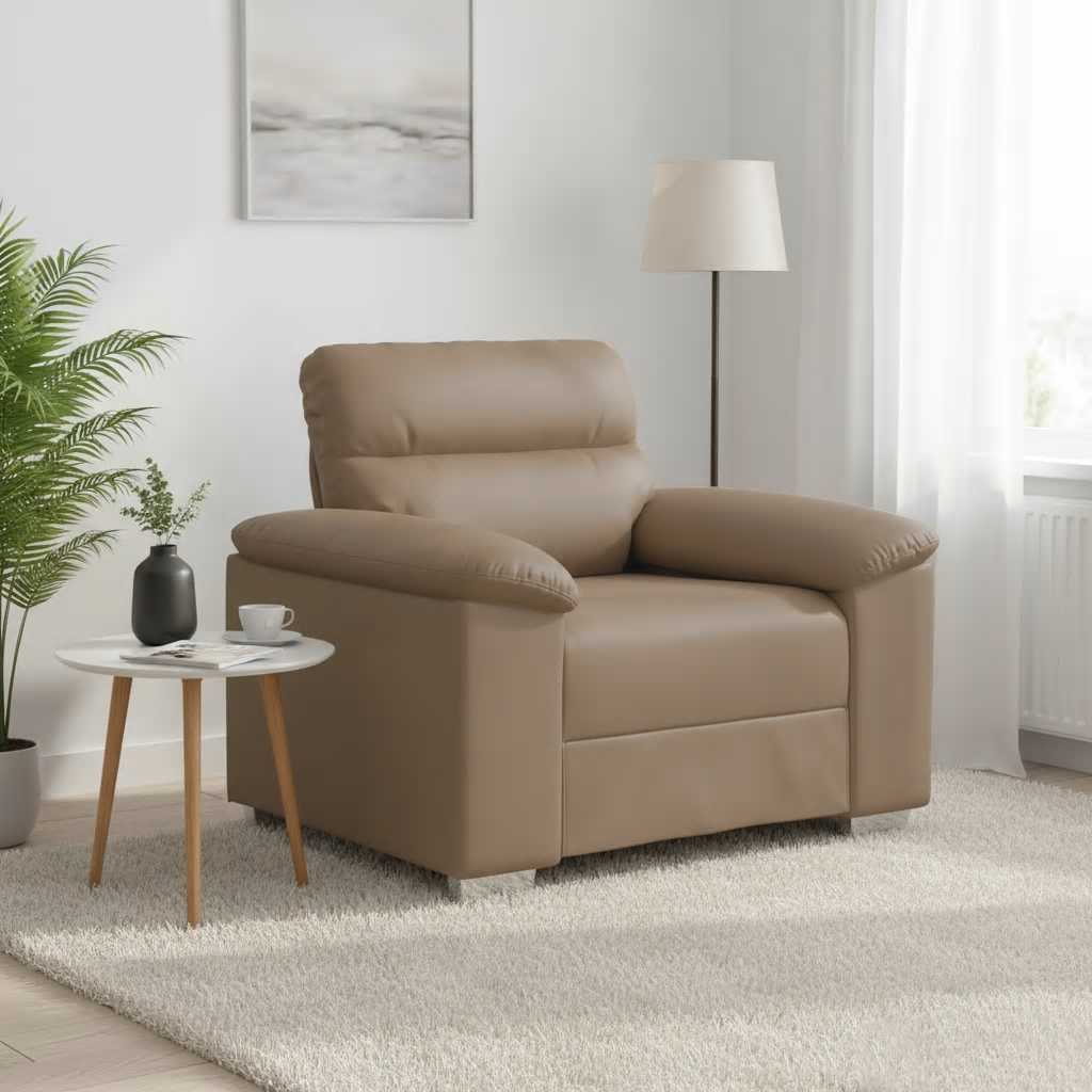 Sofa fotelja Cappuccino 100x81x84 cm umjetna koža