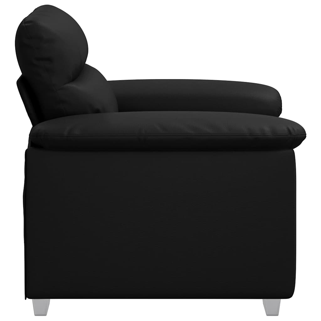 Sofa fotelja crna 100x81x84 cm umjetna koža
