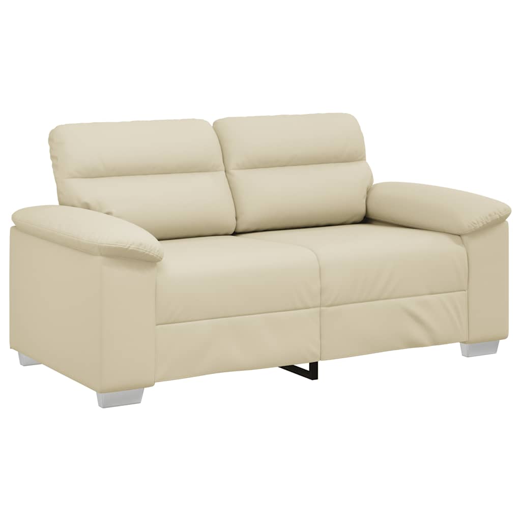 Dvosjed Krem 160x81x84 cm Imitacija kože