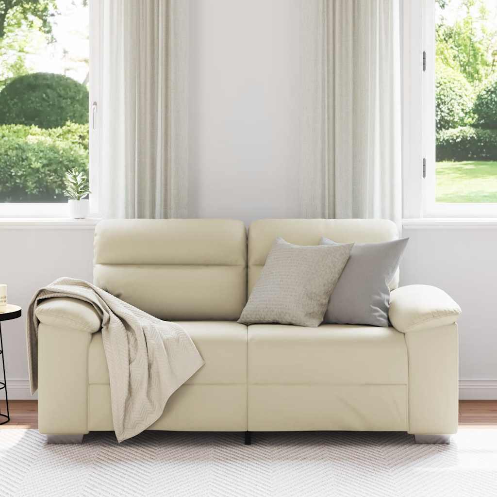 Dvosjed Krem 160x81x84 cm Imitacija kože