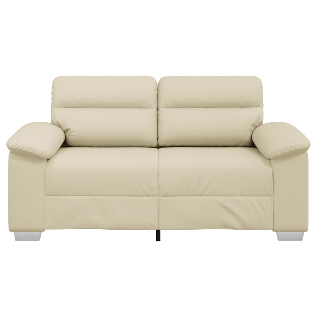 Dvosjed Krem 160x81x84 cm Imitacija kože