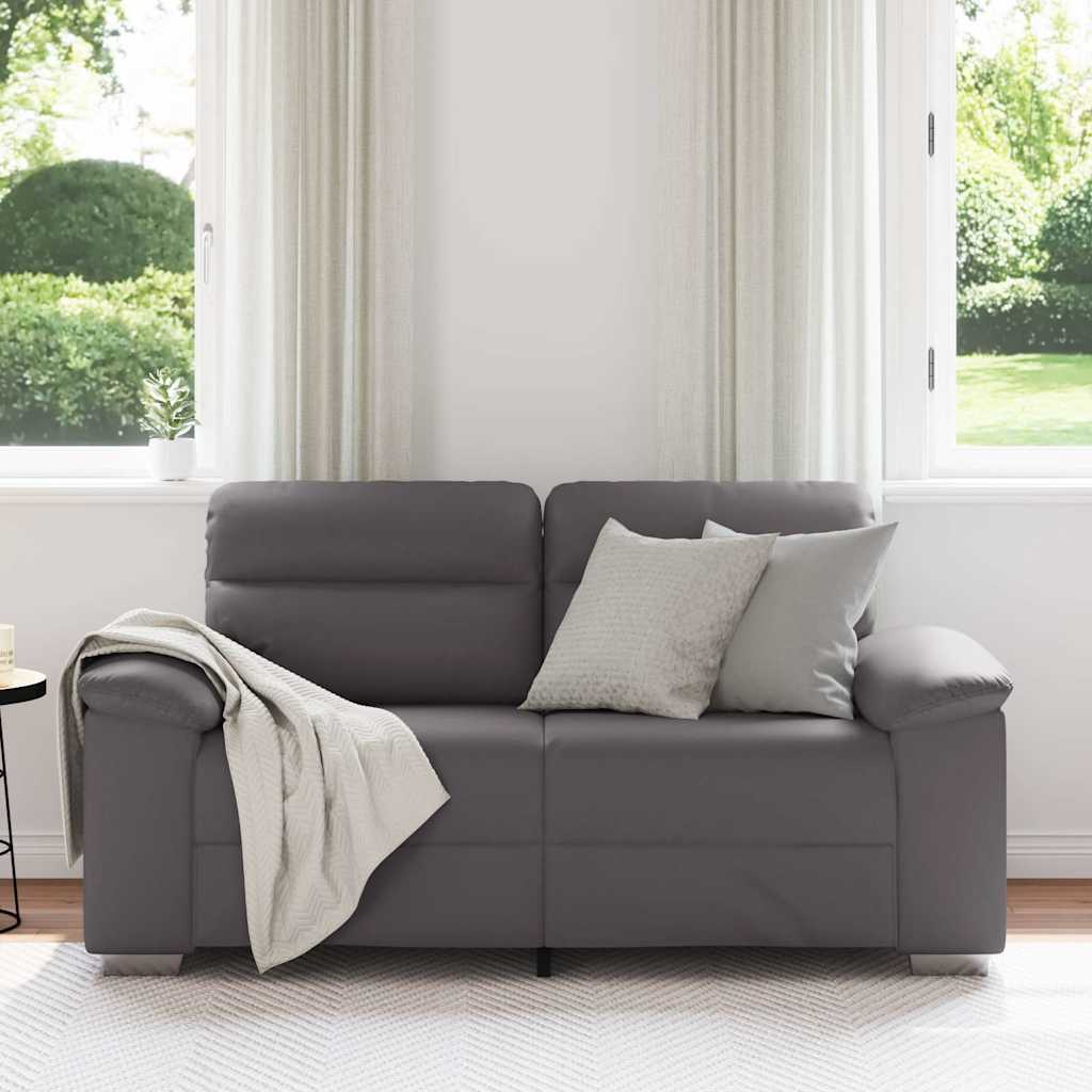Dvosjed Sofa Siva 160x81x84 cm Imitacija kože