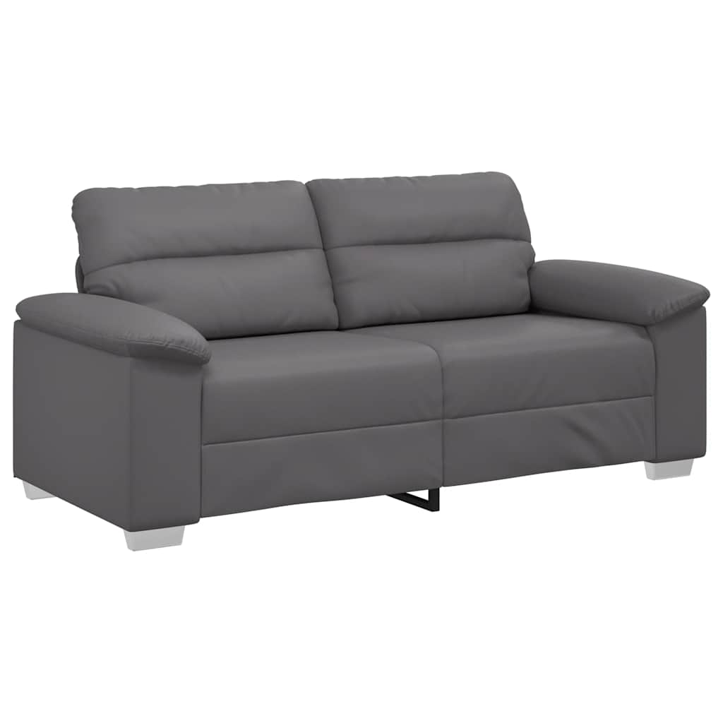 Dvosjed Sofa Siva 180x81x84 cm Implicitna koža
