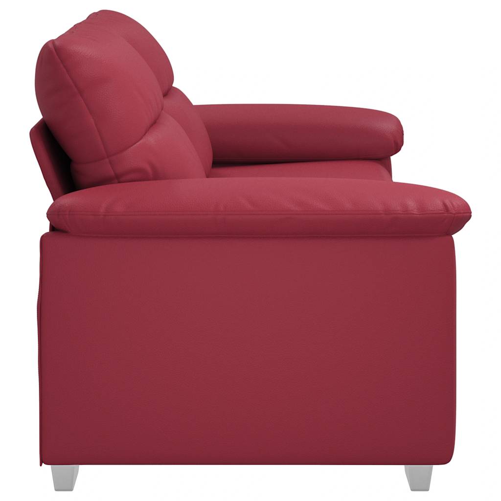 Dvosjed Kauč Vino Crvena 180x81x84 cm Imitacija kože