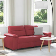 Dvosjed Kauč Vino Crvena 180x81x84 cm Imitacija kože