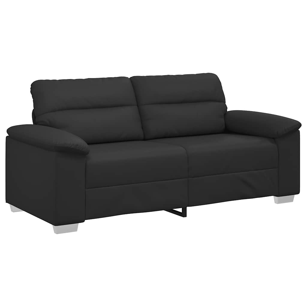 Dvosjed Kauč Crni 180x81x84 cm Implicitna koža