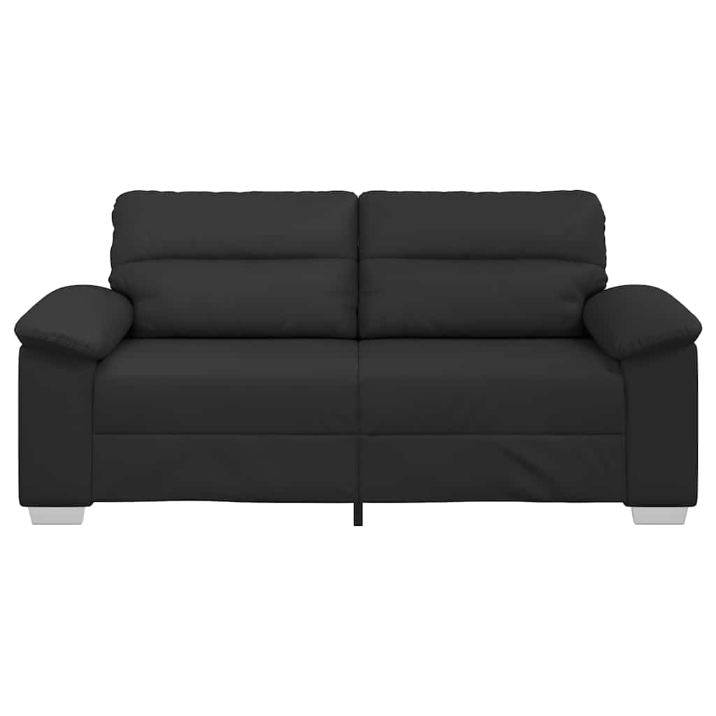 Dvosjed Kauč Crni 180x81x84 cm Implicitna koža