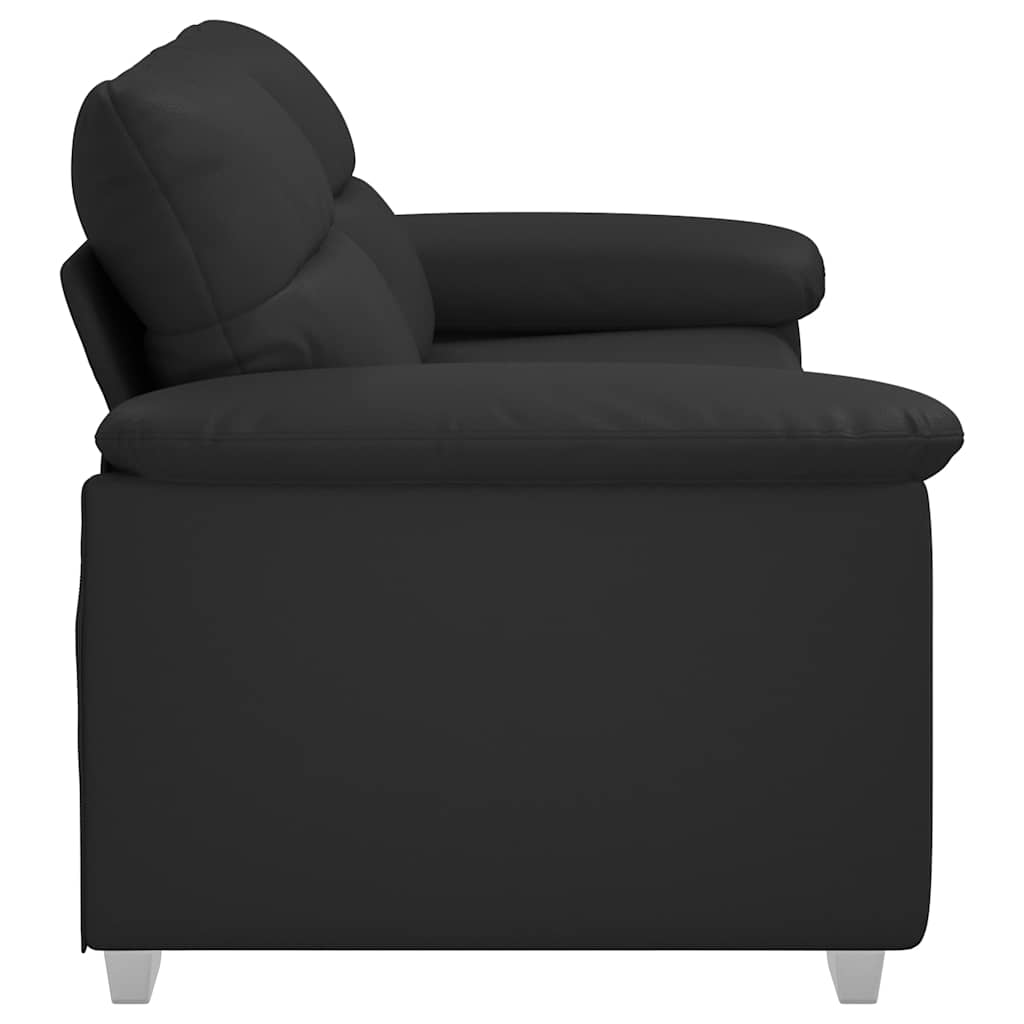 Dvosjed Kauč Crni 180x81x84 cm Implicitna koža